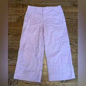 Lands’ End Light Purple Wide Leg Pants – Size 8 Tall